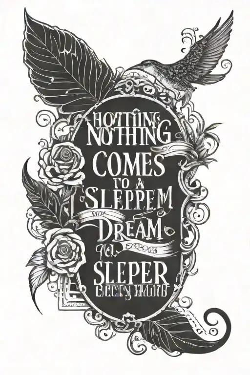 Nothing Comes To A Sleeper But A Dream Quote