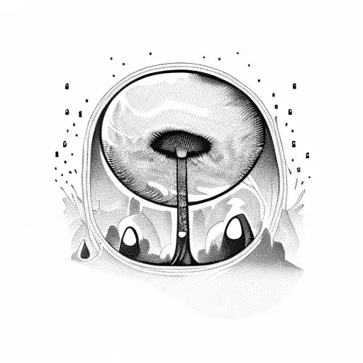 Gothic Mushroom With Eyes