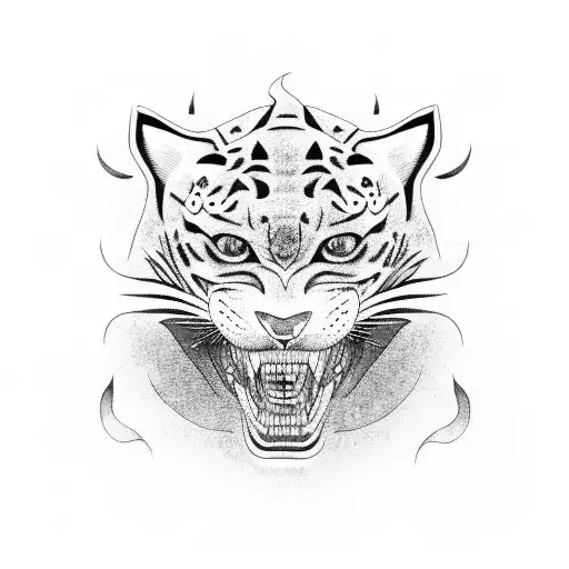 Japanese Inspired Jaguar Mask With A Scary Twist