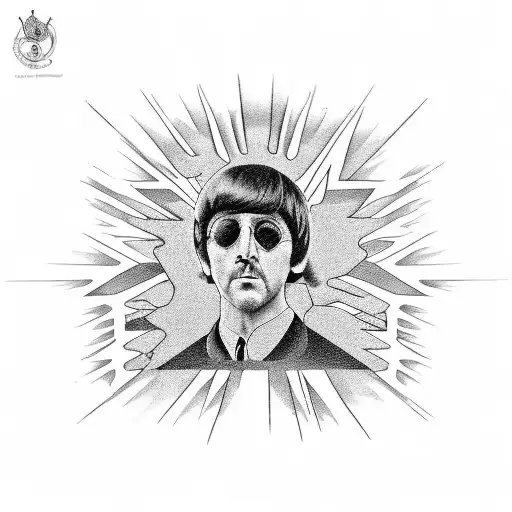 Incorporate Lyrics From A Beatles Song In A Rock Music Inspired Tattoo Design
