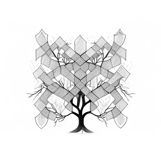 A Family Tree With Each Branch Representing A Different Member Of Your Family