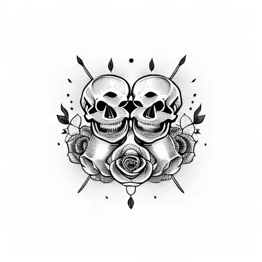 Skull And Roses Couples