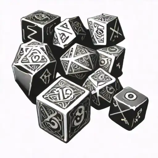 Dungeons And Dragons Dice Set