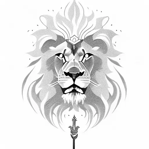 Lion And Sun And Sword