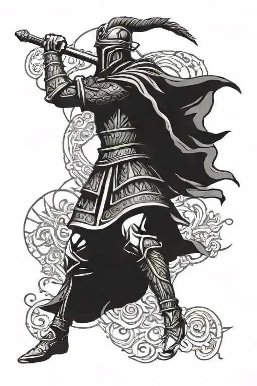 Serbian Warrior Standing