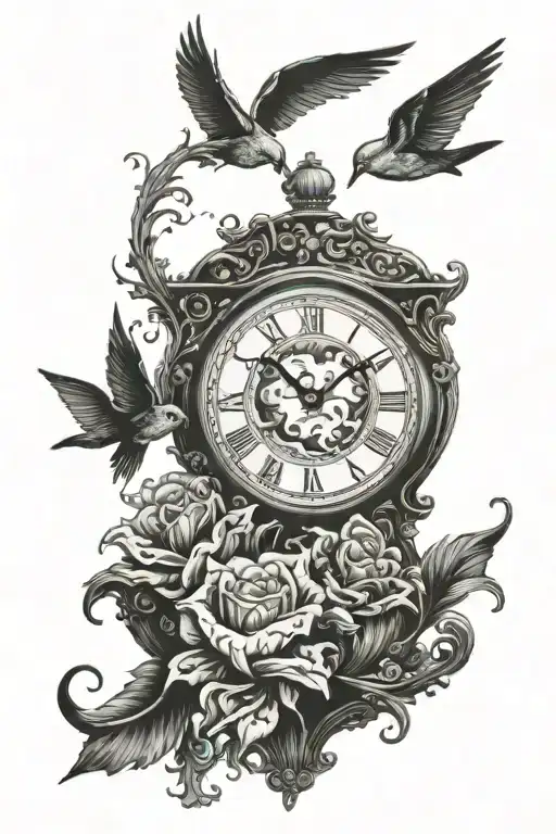 Timless Clock Aquarius