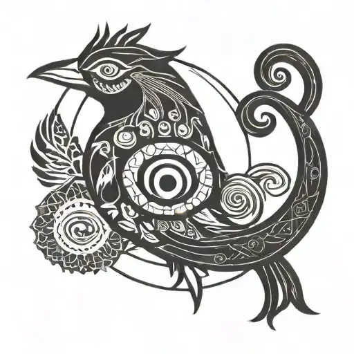 Incorporate The Ojo De Horus Symbol Into A Minimalist Blackwork Tattoo Inspired By Ballet