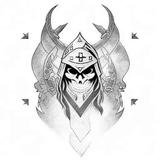 Warrior With Croatian Flag