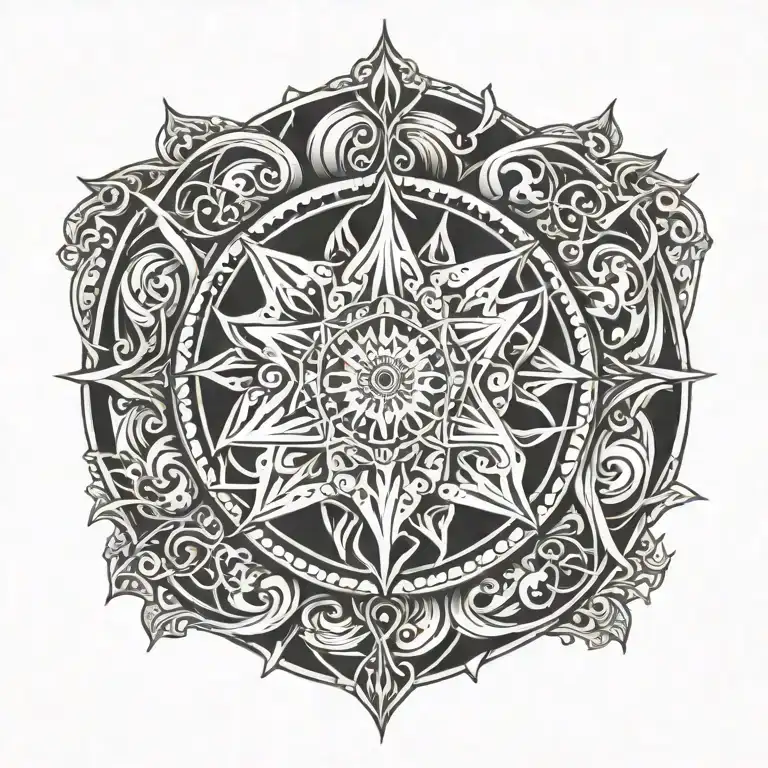 Dharma Wheel Intertwined