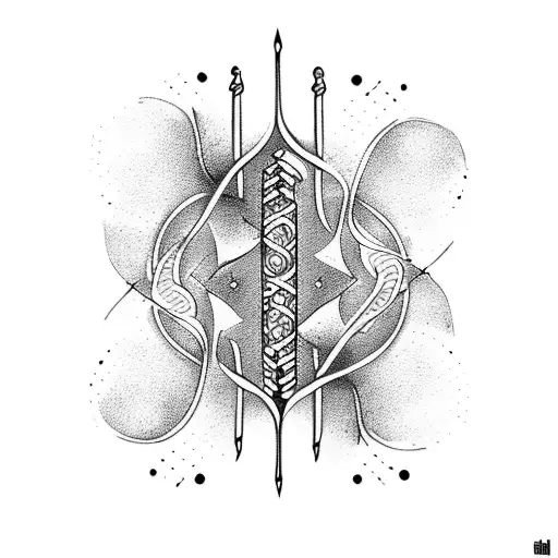 Flute With Infinity Symbol