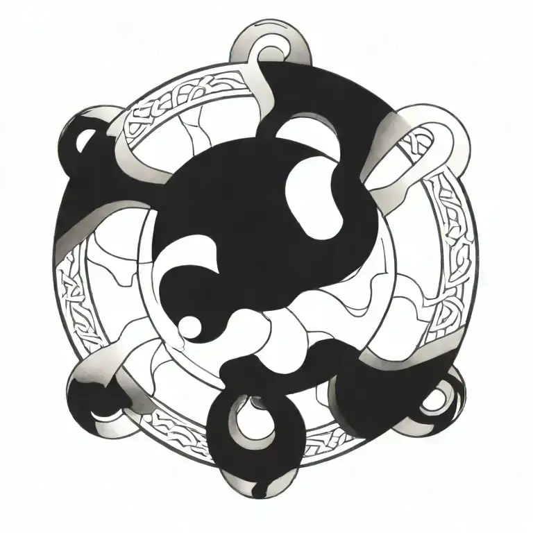 Dharma Wheel Intertwined