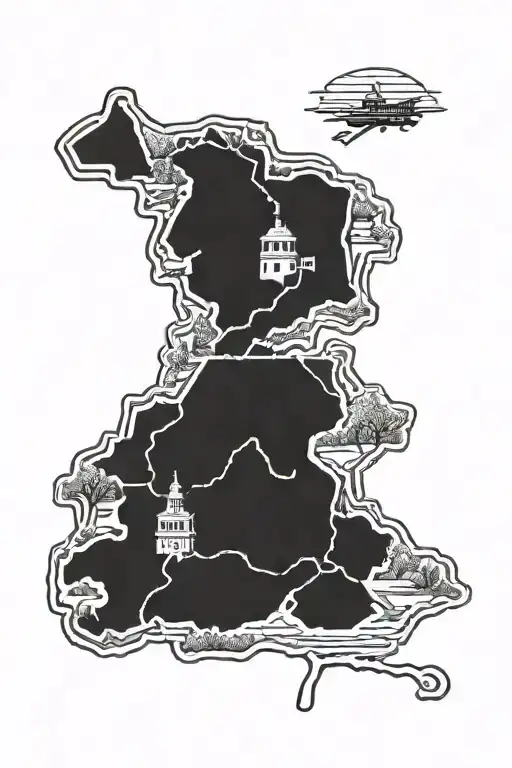 New Hampshire With Live Free Or Die Landscape