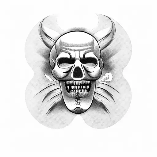 Twoface Clown Skull Papyros Barcode