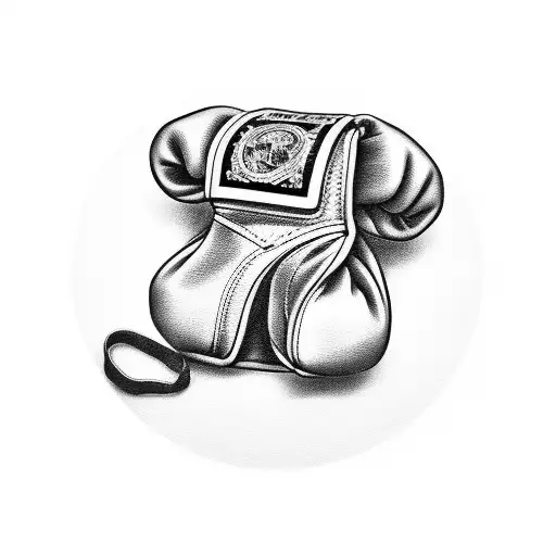 A Boxing Glove Morphing Into A Money Bag