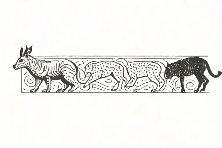 Homing Pigeon Gemsbok Kangaroo Lion