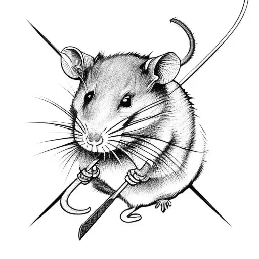 Rat With Sword