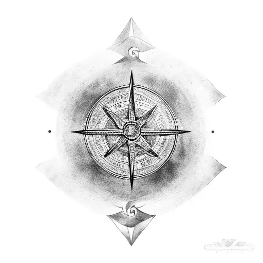 Godess Freya With The Viking Compass