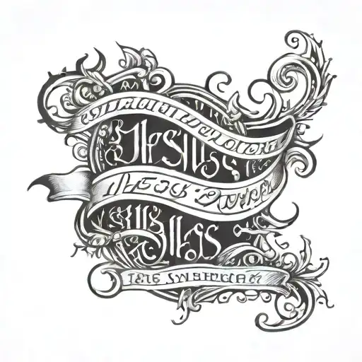 Jesus Blastover Calligraphy