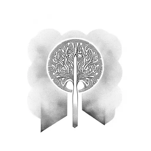 Tree Of Life With Eyes