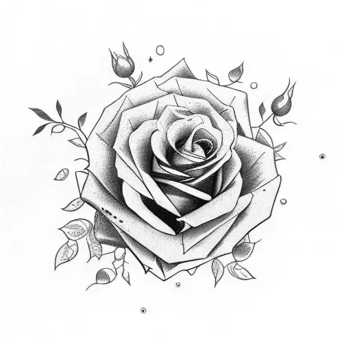 A Beautiful Bouquet Of Roses Blooming In The Heart Of A Dense Forest