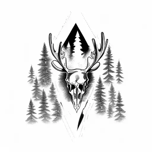 Pacific Northwest Moose Skull