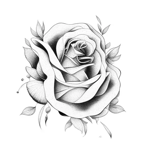 Female Le Marron Inconnu With Topical Flowers