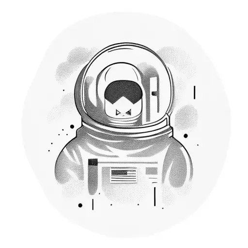 Astronaut Opening Fridge