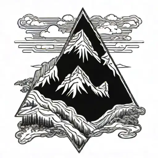 Utah Mountains Black