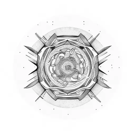 Circular Broken Vortex