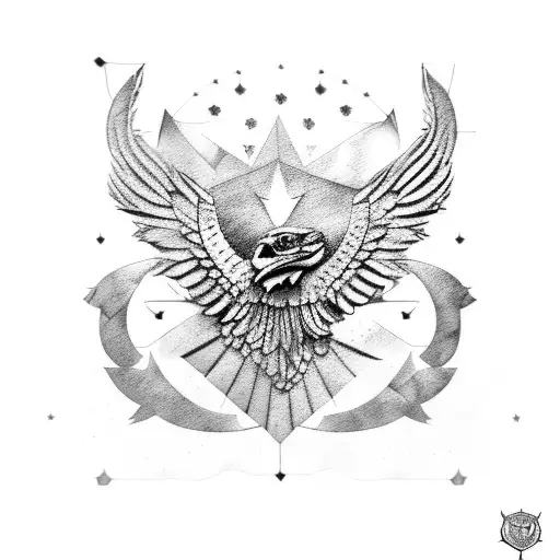 Babylonian Eagle Lion Hybrid With Aquila Constellation Incorporated
