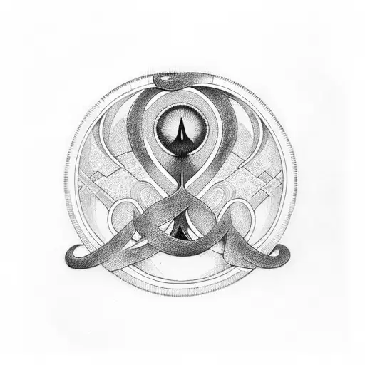 Hourglass With Infinity Sign