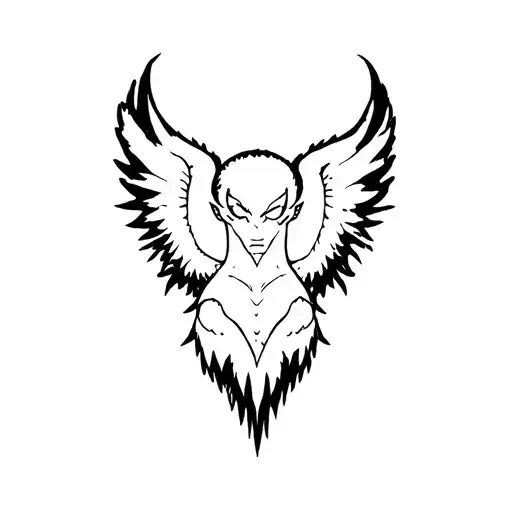 Demon Full Body Wings Expanded