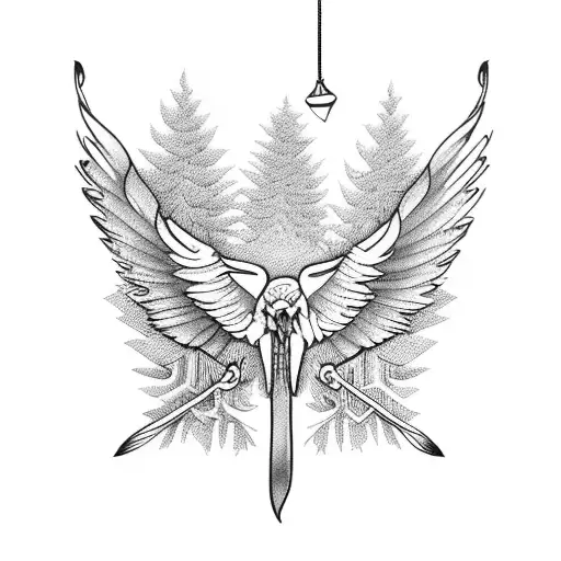 Sneakers Hanging On A Tree Branch