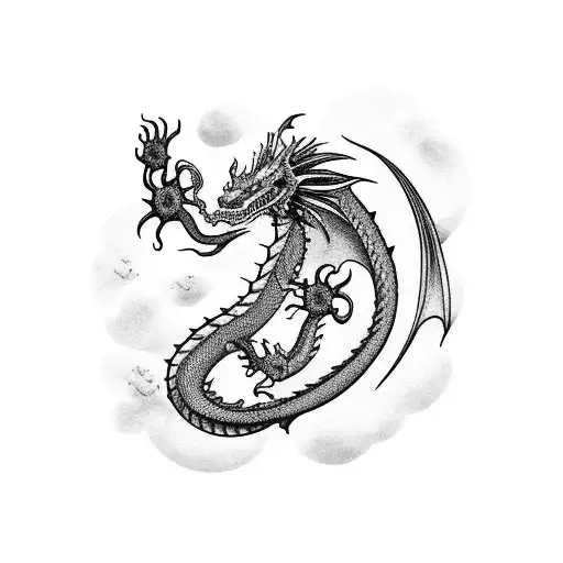 Dragon Arm Sleeve For Women