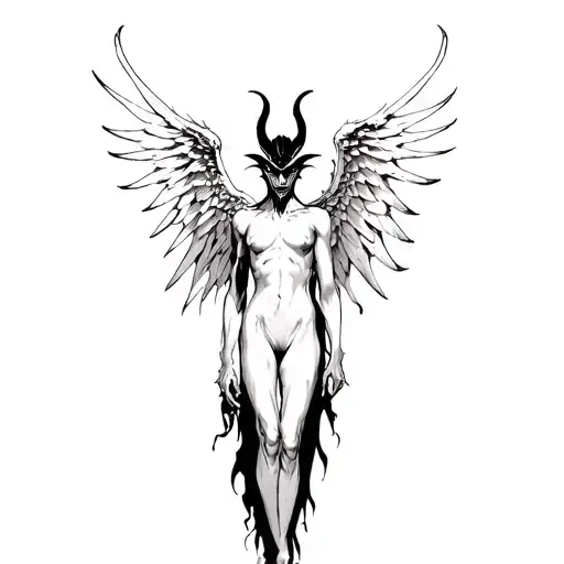 Demon Full Body Wings Expanded