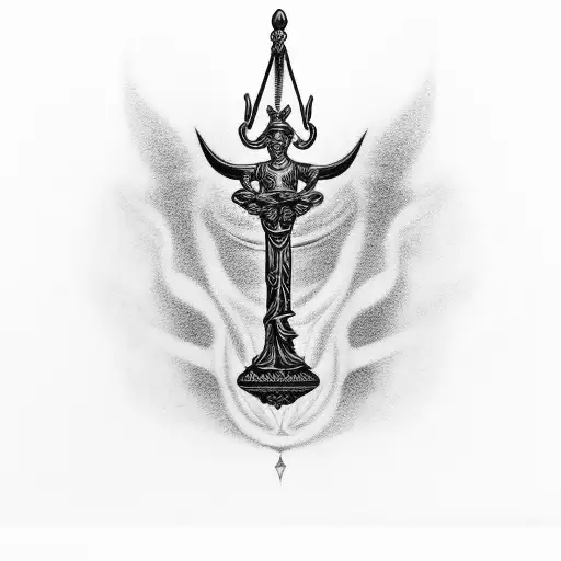 Lady Justice With Blue Eye Cover Full Sleeve