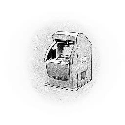 Atm Machine Dispensing Money