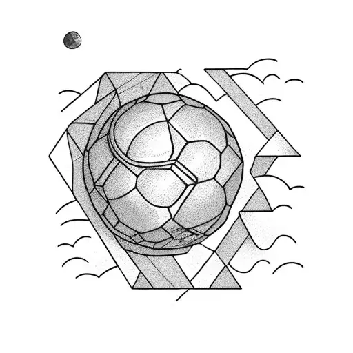 Illustrate A Daring Mountain Biking Adventure With A Cricket Ball As The Moon In The Sky