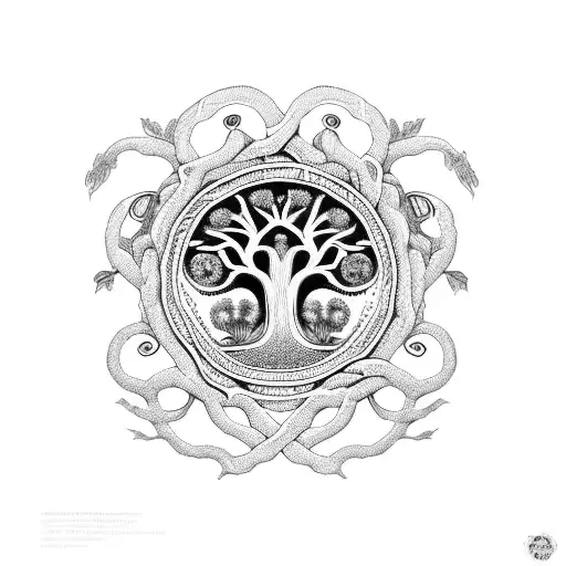 Tree Of Life And Medusa