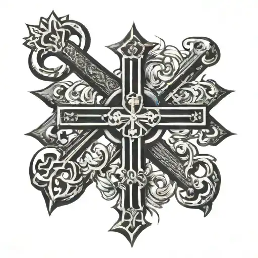 Catholic Crossed Keys Symbol