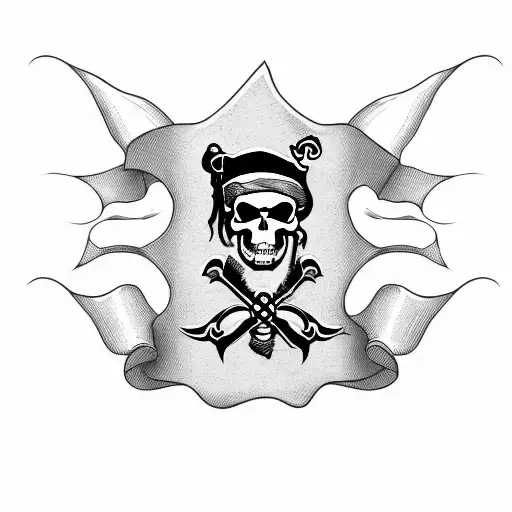 Pirate With American Flag