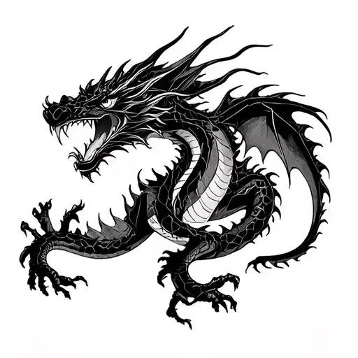 Dragon And Data Analytics Graph Incorporating