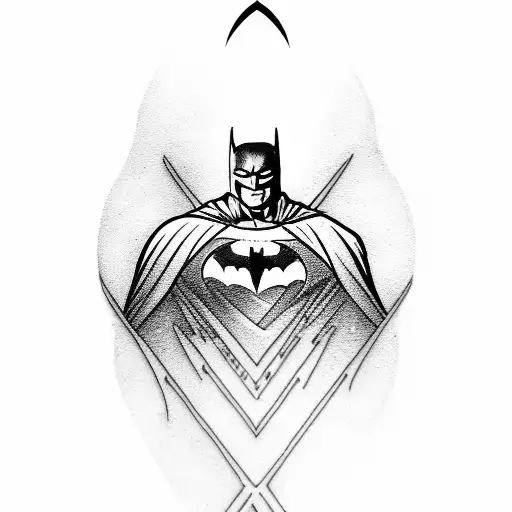 Batman On A Playing Card