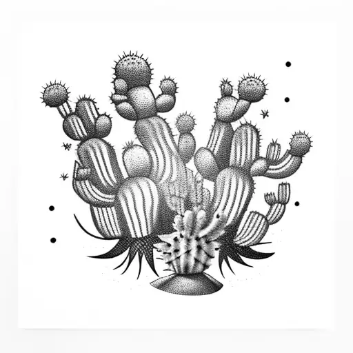 Cowboy Cactus With Guns