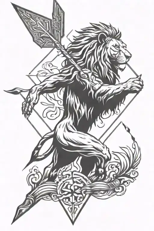 Lion And Arrow