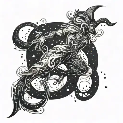 Constellation Aquarius With Skaldenmet