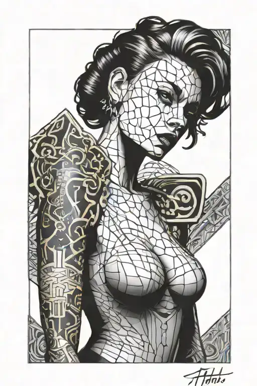 Portrait And Neon Color