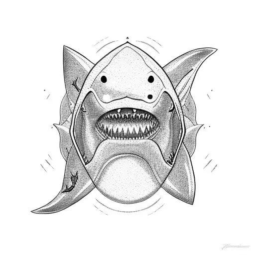 Momma Shark And Baby Shark With Jax Name