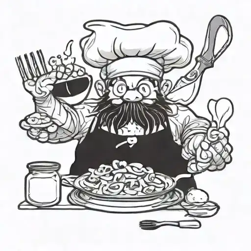 Monster Chef Cooking Up A Storm