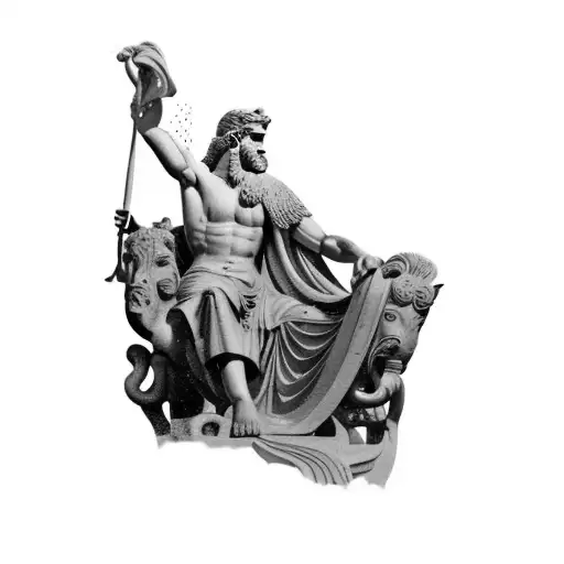 A Statue Of The Gods Of Ancient Greece